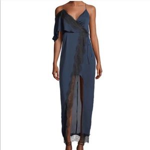 Keepsake lace wrap maxi